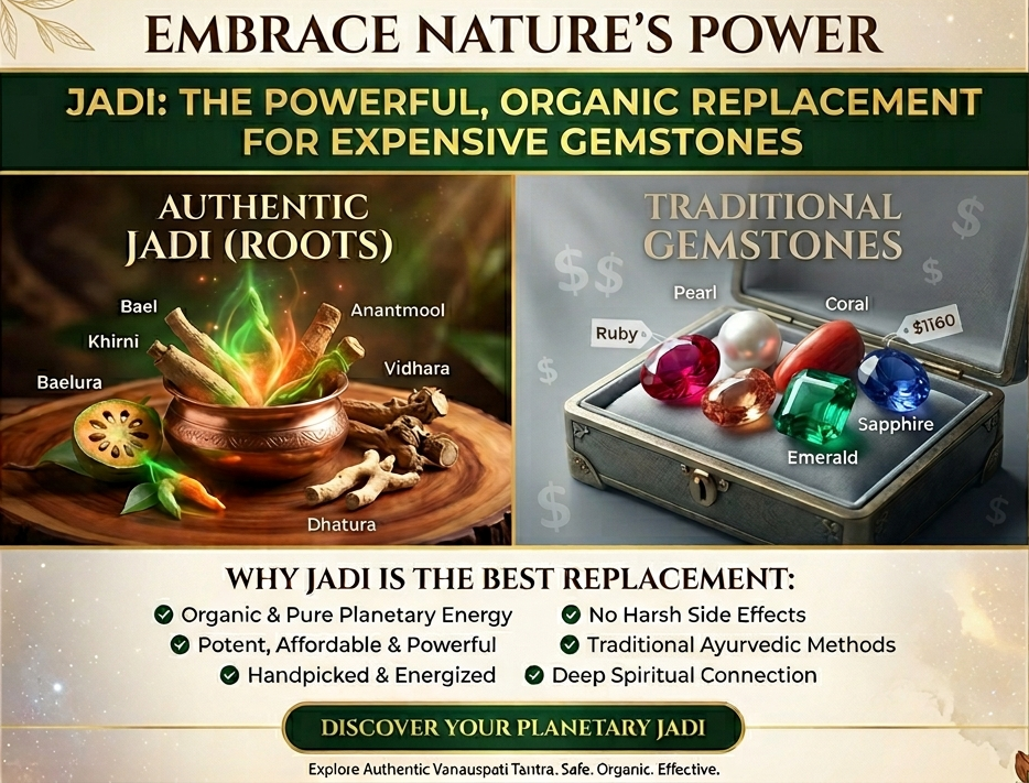 Jadi ( Vanaspati Tantra ) - Gem Stone Equivelent